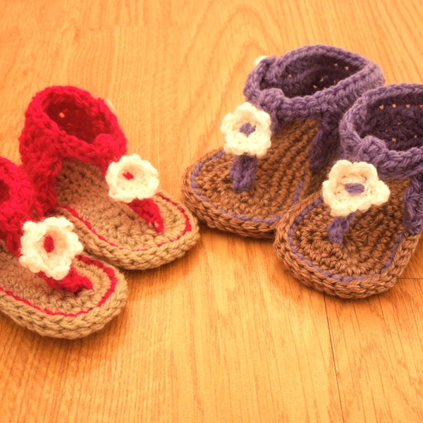 Crochet PATTERN for Baby Sandals Instant Download