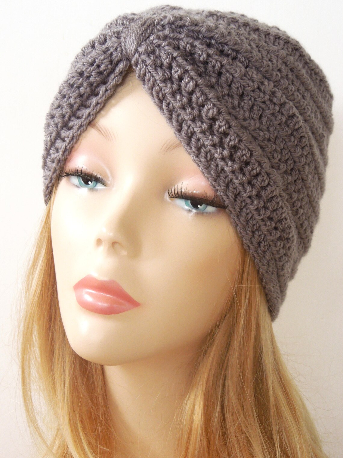 Turban Hat Crochet Pattern Head Wrap Turban Headwrap Turban | Etsy