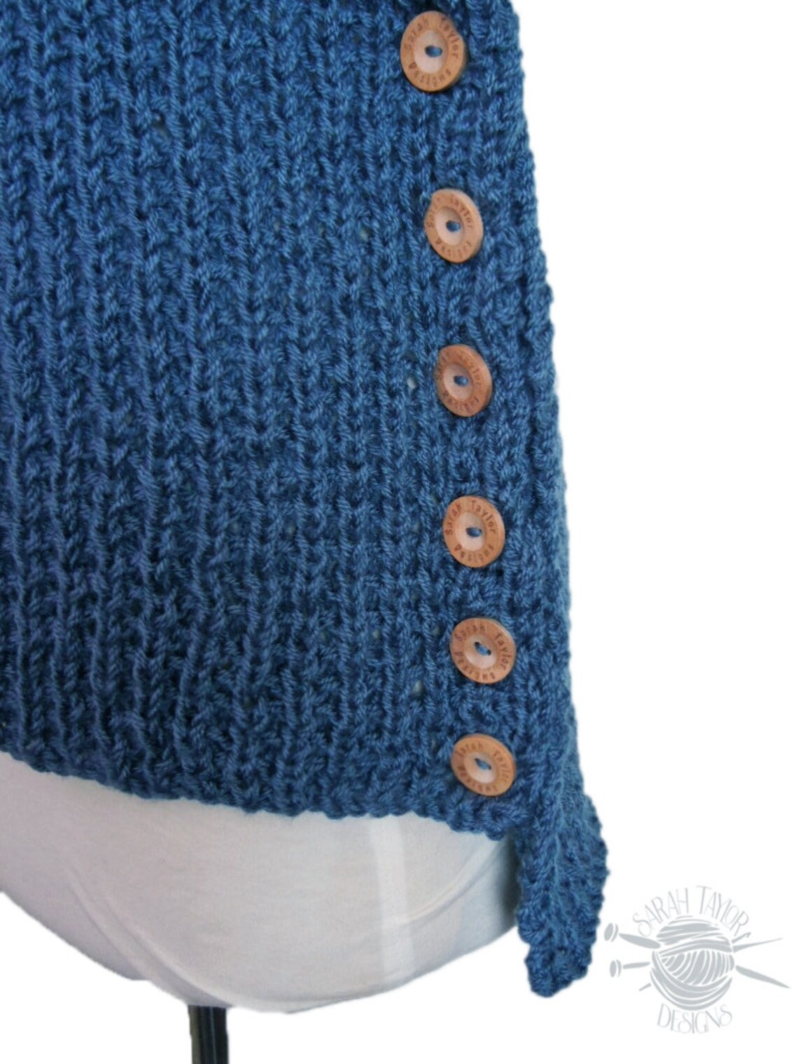 Knitting PATTERN Dunedin High Low Pullover Easy Project Etsy