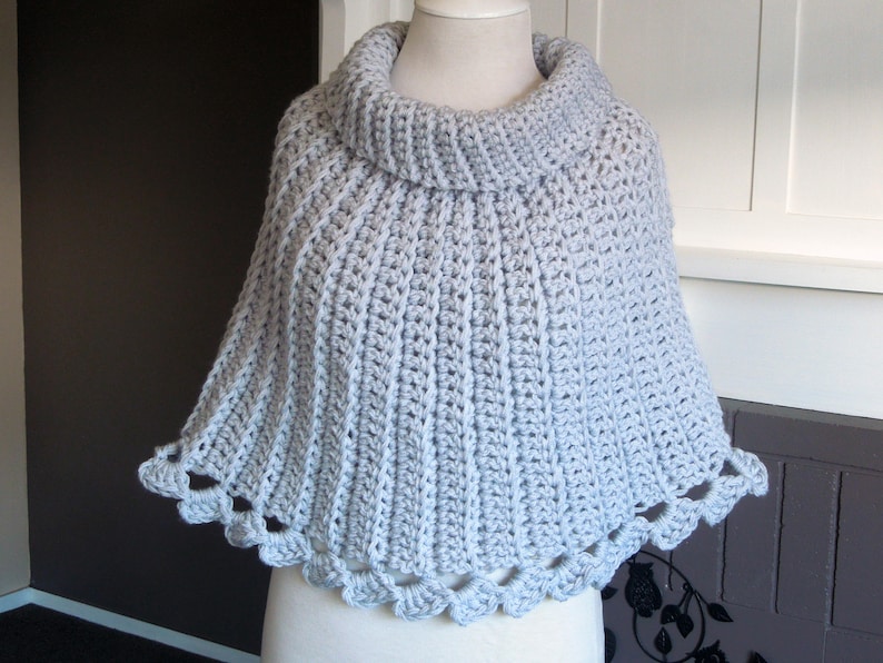 CROCHET PATTERN Capelet Easy To Make image 8