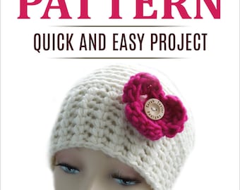 WZÓR NA SZYDEŁKO Czapka beanie, szybki i łatwy, do natychmiastowego pobrania