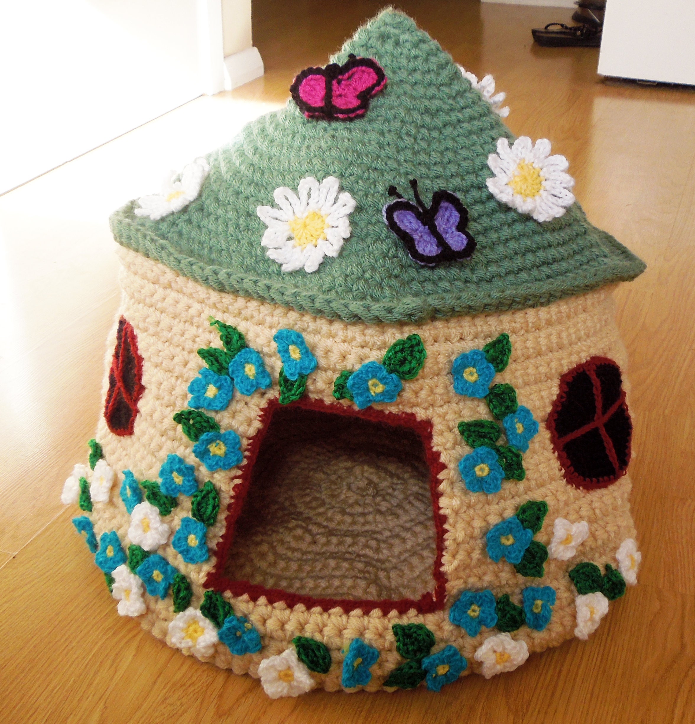Fairy Tale Cat Cave Crochet Pattern - Etsy Australia