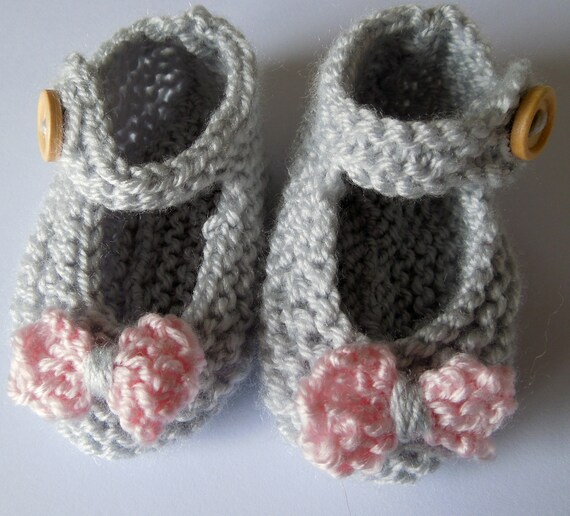 Mary Jane Baby Shoes Baby Booties Knitting Pattern Baby Shoes Girl Baby Girl Booties Mary Jane Baby Booties Baby Shower Gift Mary Janes