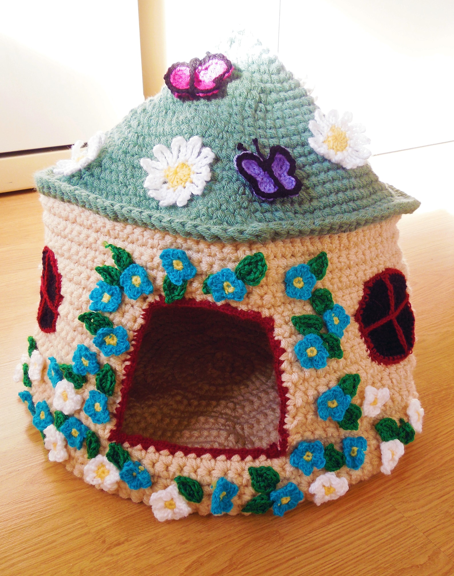 Fairy Tale Cat Cave Crochet Pattern - Etsy Australia