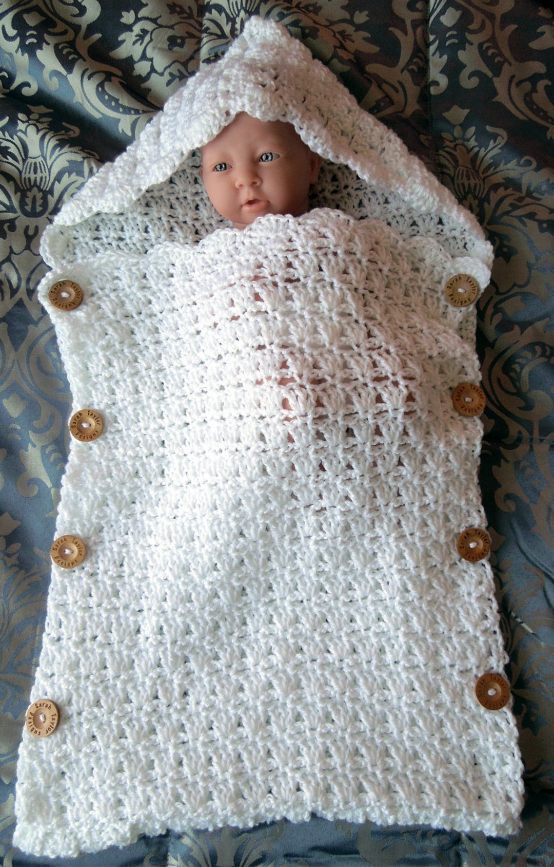 Sleeping Sack Crochet Pattern, Sleep Sack Newborn, Sleep Sack for Girls