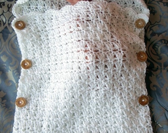 Crochet Newborn Sleep Sack Pattern: Hooded Swaddle Bag (PDF Pattern)