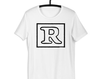 Rated R, Unisex , Bella T-Shirt, Movies, Raunchy, Villain, Adult