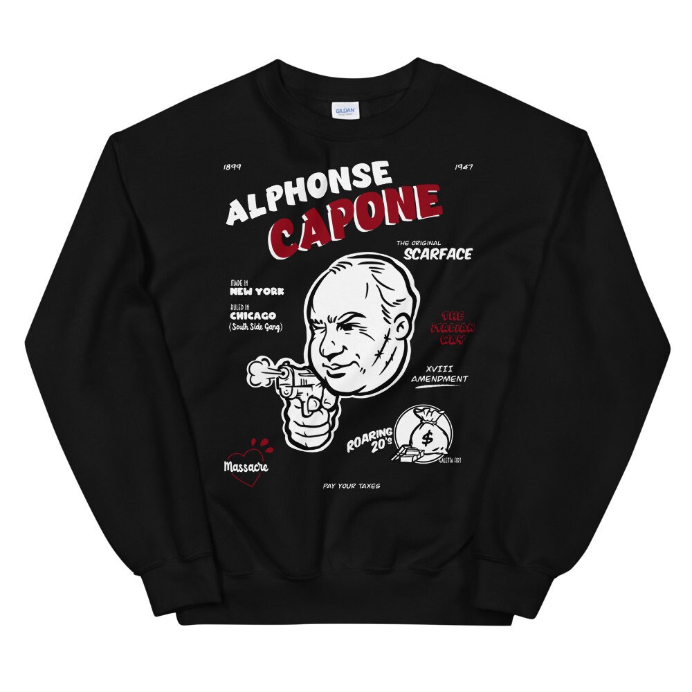 Capone, Unisex T-shirt/sweatshirt, Gift for Dad, Gangster, Vintage ...