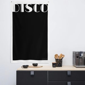 Disco, Flag, Wall Decor, Seventies, Party Vibes