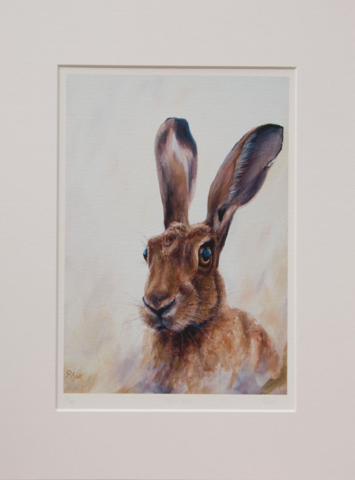 Liebre de marzo estampado de liebre Etsy España