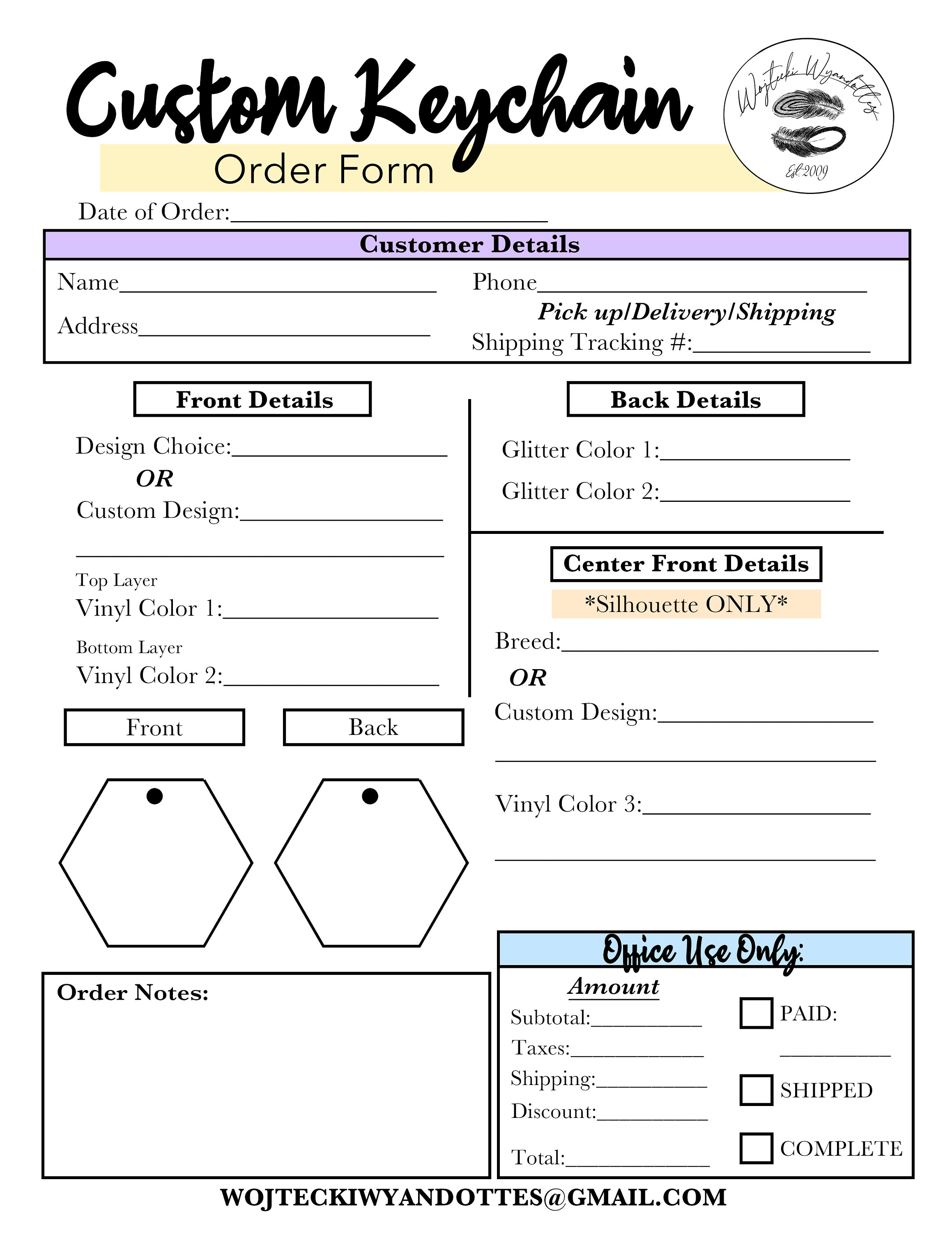 Customizable Hexagon Keychain Express Your Love for Your - Etsy