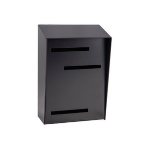 Modern Mailbox | Mid Century Modern Mailbox | Vertical Black