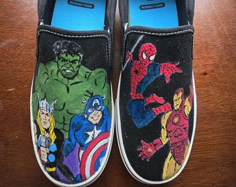 Avengers | Hand-Painted Kid Shoes
