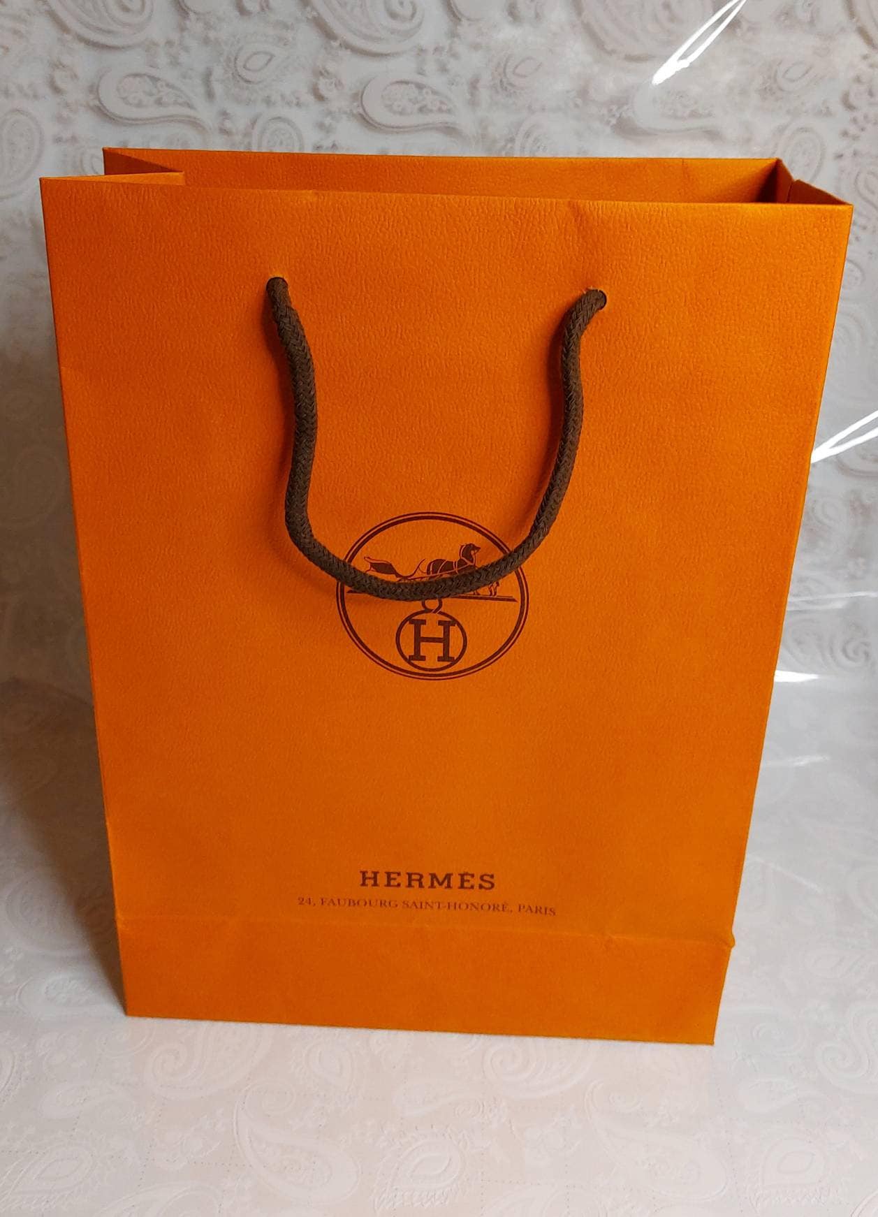 柔らかな質感の HERMES 2枚セット 保存袋58×58cm ラッピング
