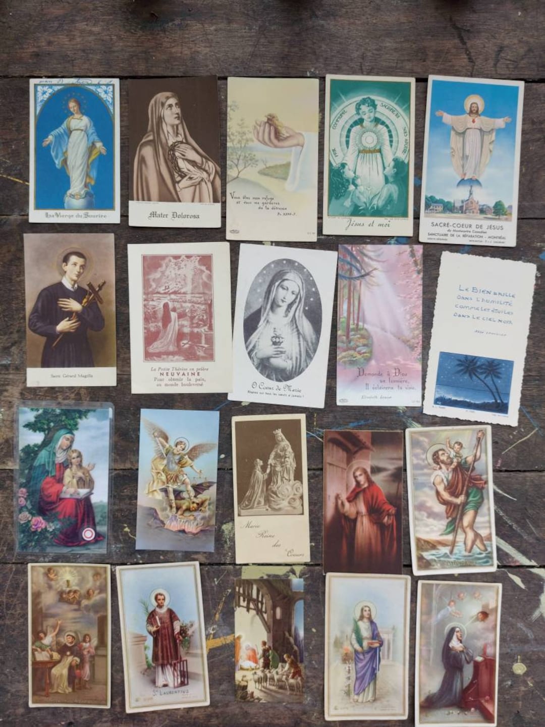 20 Catholic Religious Cards - Etsy