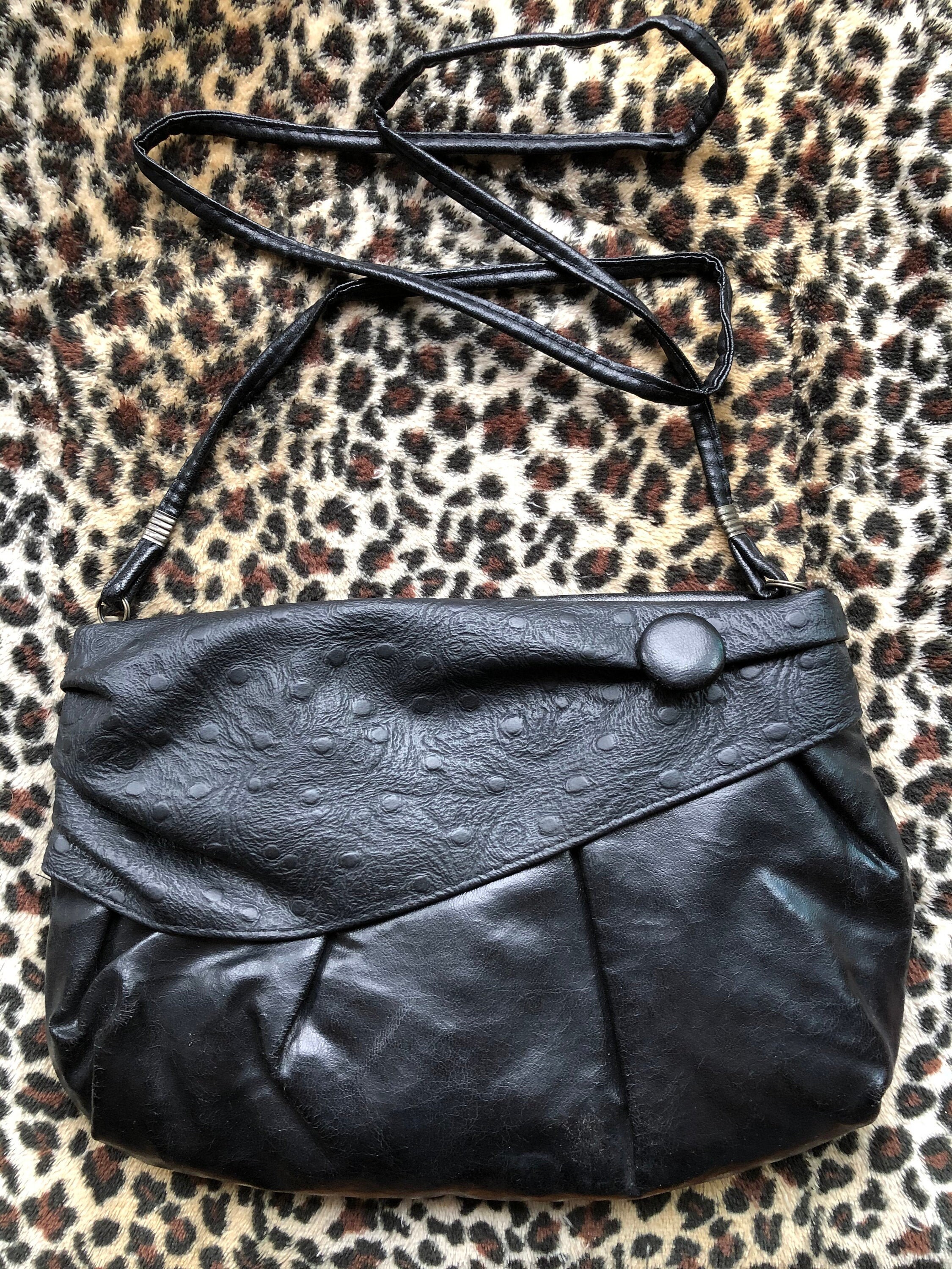Y2k Schoudertas voor dames, vintage, jaren 90, kleine canvas tas, modieuze handtas voor vrouwen, zwart