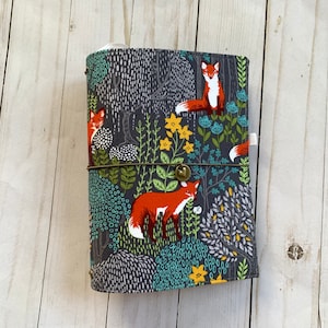 Forest Fox Moo-dori, Fauxdori, Midori, travelers notebook with charm