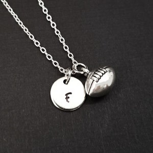 Football Necklace - Football Charm Necklace - Personalized Necklace - Custom Gift - Football Gift - Sports Necklace - Ball Sport Jewelry