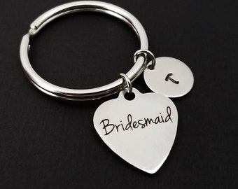 Bridesmaid Keychain - Wedding Party Gift Keychain - Custom Gift - Fairy Tale Key Chain - Custom Keychain - Best Friend Gift for Bridesmaid