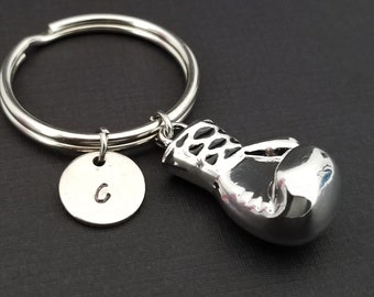 Boxing Glove Keychain - Boxer Key Chain - Boxing Glove Gift - Boxing Charm Keyring - Gift for Boxer - Boxing Keychain - Boxing Sports Gift