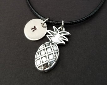Pineapple Bracelet - Pineapple Charm Bracelet - Fruit Bracelet - Pineapple Jewelry - Food Jewelry - Best Friend Gift - Gift Under 10