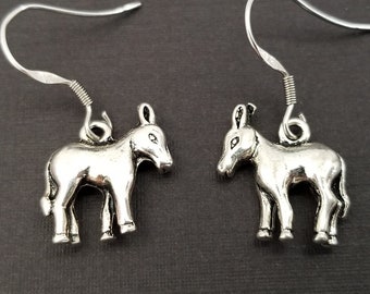 Boucles d'oreilles âne - Boucles d'oreilles âne - Boucles d'oreilles cow-girl - Cadeau pour maman - Boucles d'oreilles crochet - Boucles d'oreilles pendantes - Boucles d'oreilles animaux