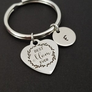 Best Mom Ever Keychain - Gift for Mom - Custom Gift Mothers Day Gift - Mom Daughter Keychain - Custom Mother Keychain Gift for Daughter Mmom