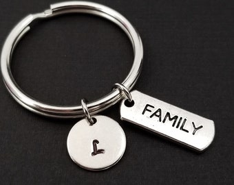 Family Keyring - Inspirational Keychain - Memory Key Ring - Family Jewelry - Best Friend Gift - Family Keychain Personalized Keychain