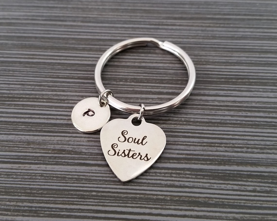 Soul Sister Keychain Gift for Sister Custom Gift Best Etsy