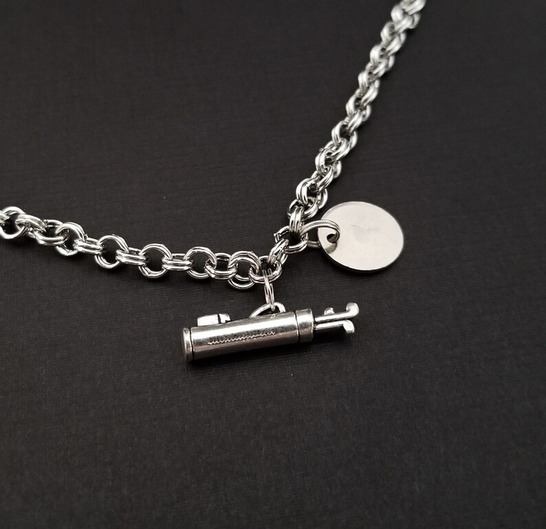 Golf Club Bracelet Sports Bangle Golf Charm Bracelet Etsy