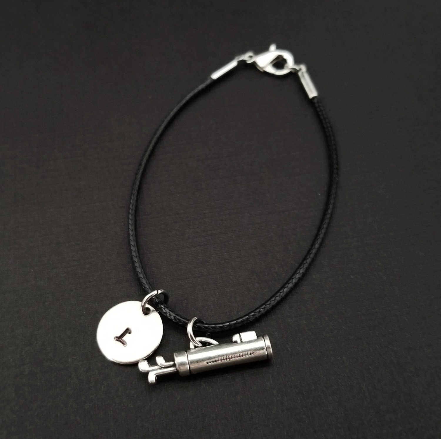 Golf Club Bracelet Sports Charm Golf Charm Bracelet Etsy