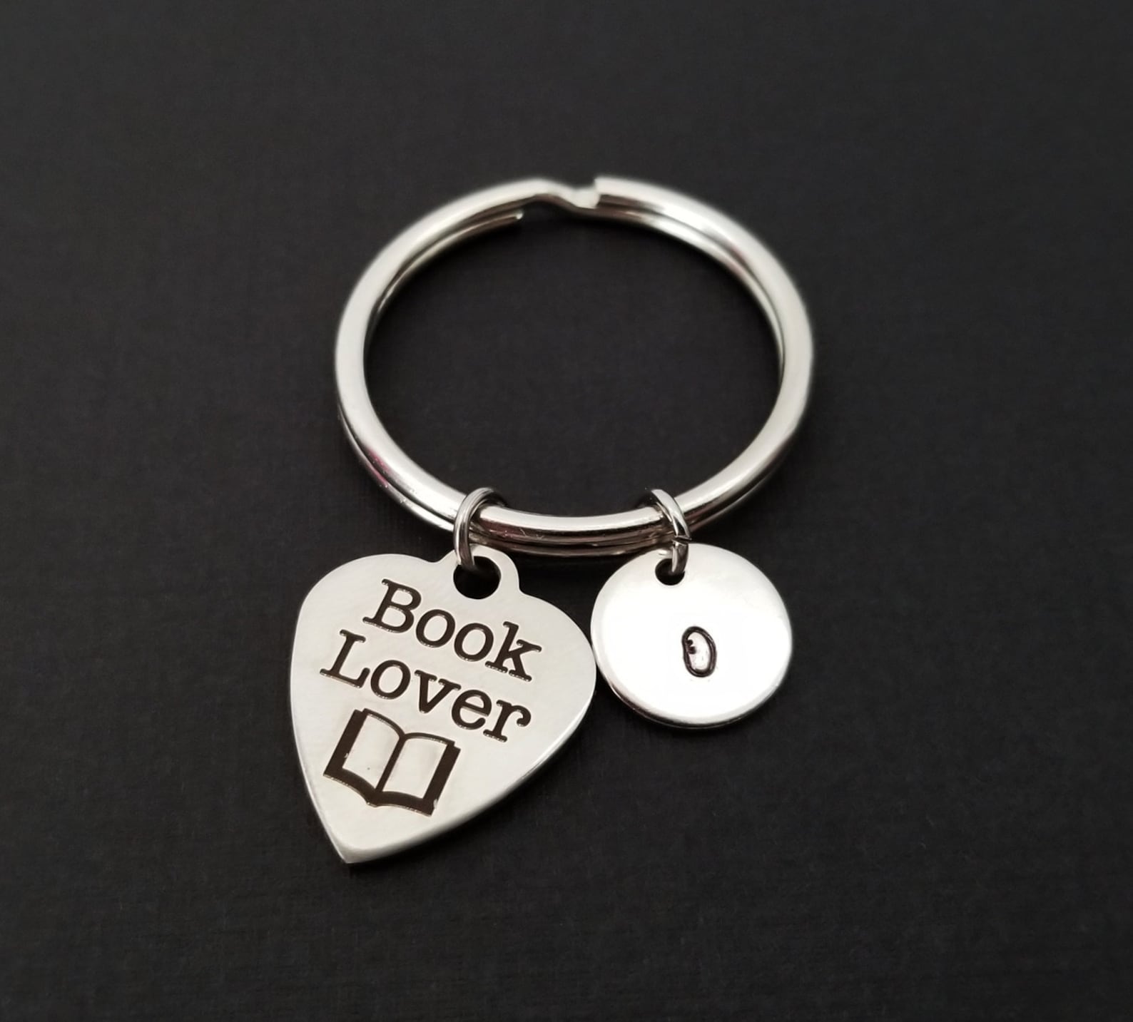 Book Lover Keychain Writer Keychain Custom Gift Author Etsy