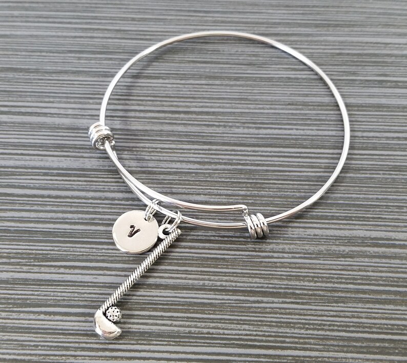 Golf Club Bracelet Expandable Bangle Golf Charm Bracelet Etsy