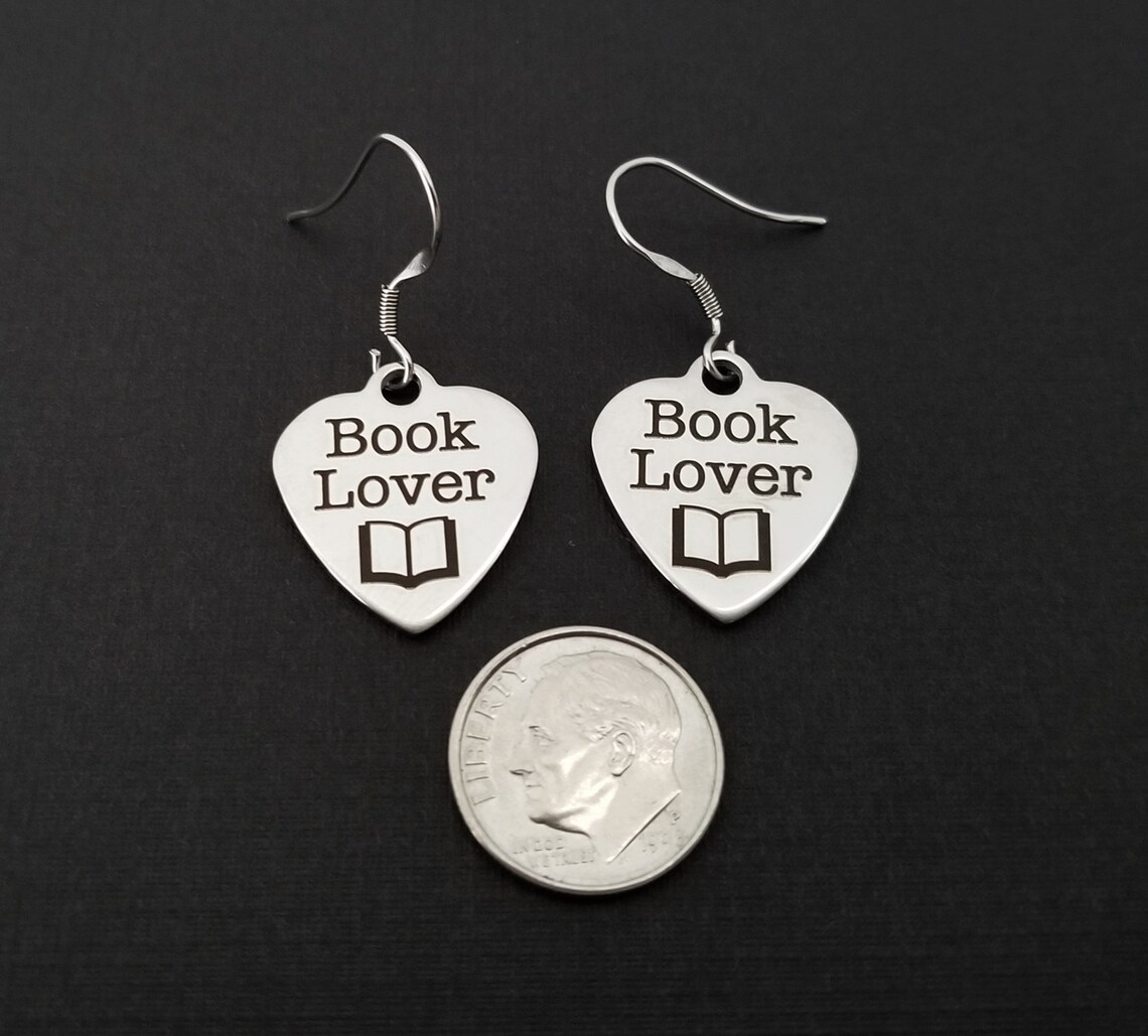 TUTUnaumb Book Earrings Earrings For Book Lovers Book Earrings Retro Book Earrings Women Librarian Gifts Book Lovers Earrings Women Funny Wooden Acrylic