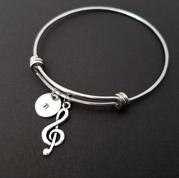 Treble Clef Bracelet Stainless Steel