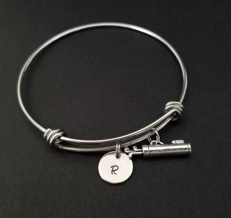 Golf Club Bracelet Expandable Bangle Golf Charm Bracelet Etsy