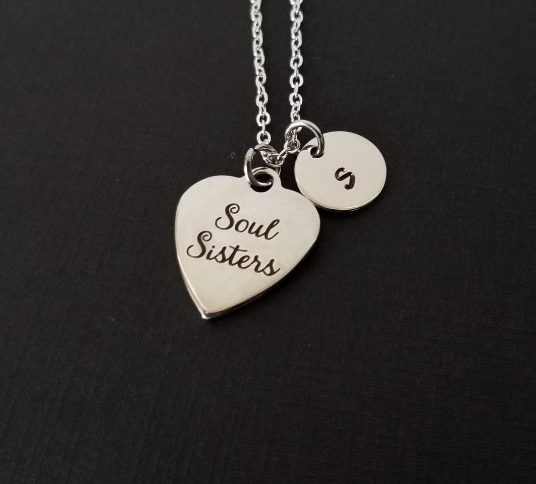 Soul Sister Necklace Soul Sister Charm Necklace Personalized Necklace