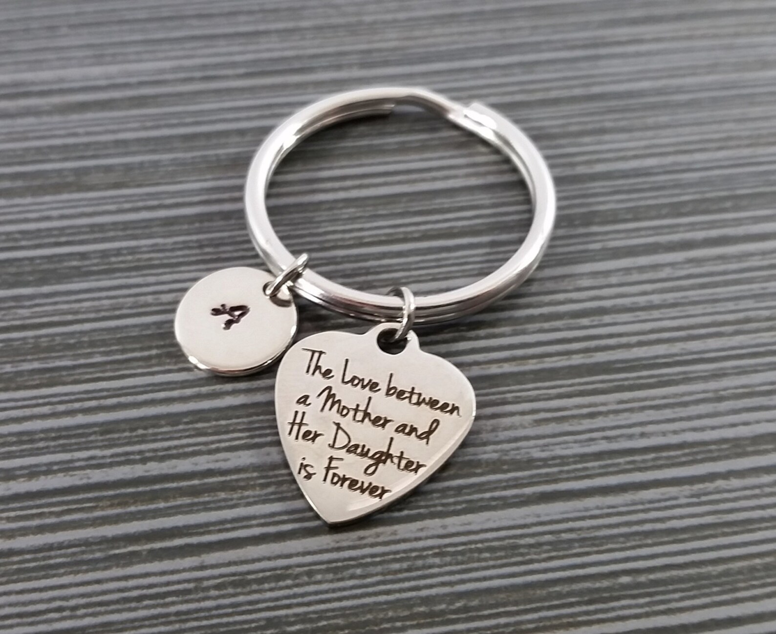 Mother Daughter Keychain Gift for Mom Custom Gift Etsy