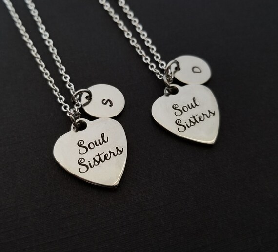 Personalized sister necklaces sale