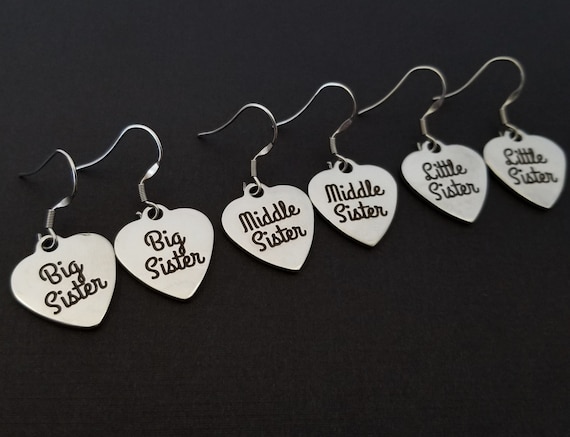 Earrings for shop sister gift