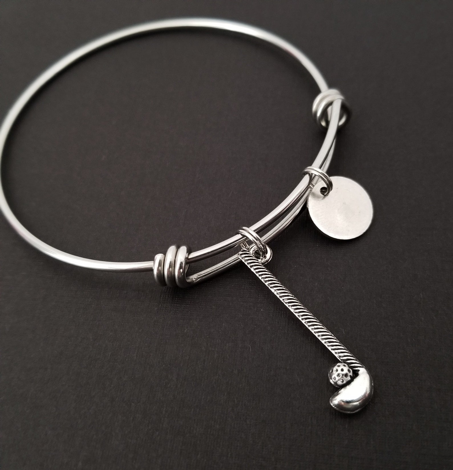 Golf Club Bracelet Expandable Bangle Golf Charm Bracelet Etsy