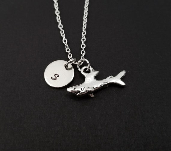 requin amant cadeau requin Charme Requin Pendentif Requin Bijoux Requin Collier