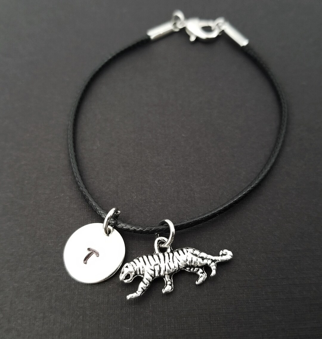 Tiger Charm Bracelet Cord Bracelet Tiger Cord Bracelet Best Friends