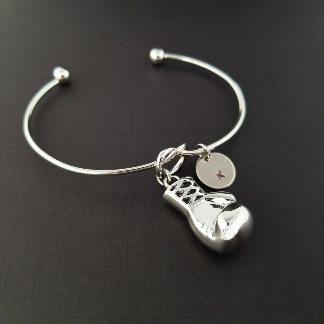 Boxing Glove Knot Bangle Boxing Bracelet Expandable Bangle Workout