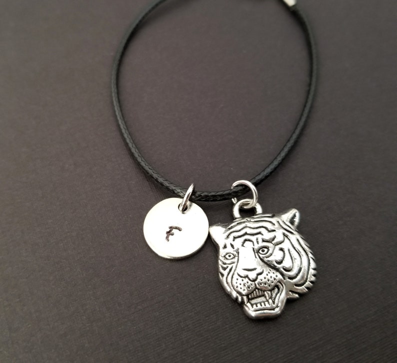 Tiger Bracelet Animal Bracelet Tigress Bracelet Tiger Cord Bracelet Cord Bracelet Best Friends Bracelet Tiger Charm Bracelet