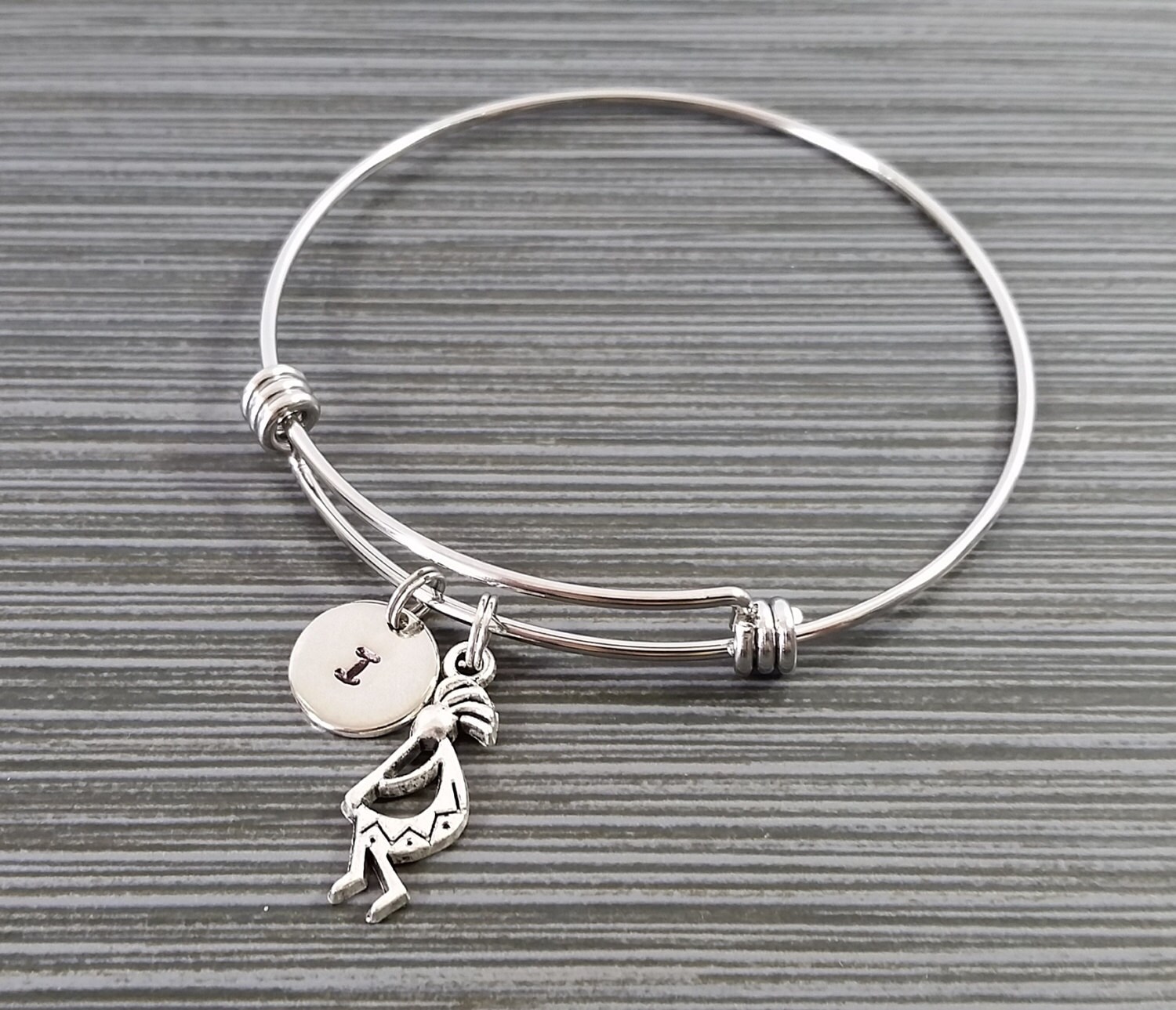 Kokopelli Bangle Kokopelli Charm Bracelet Expandable - Etsy