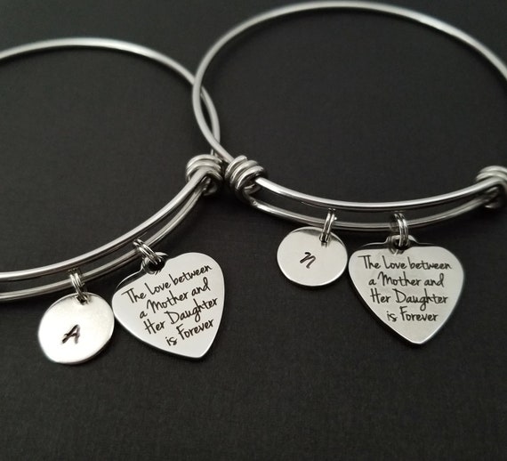 mom and daughter charm bracelets
