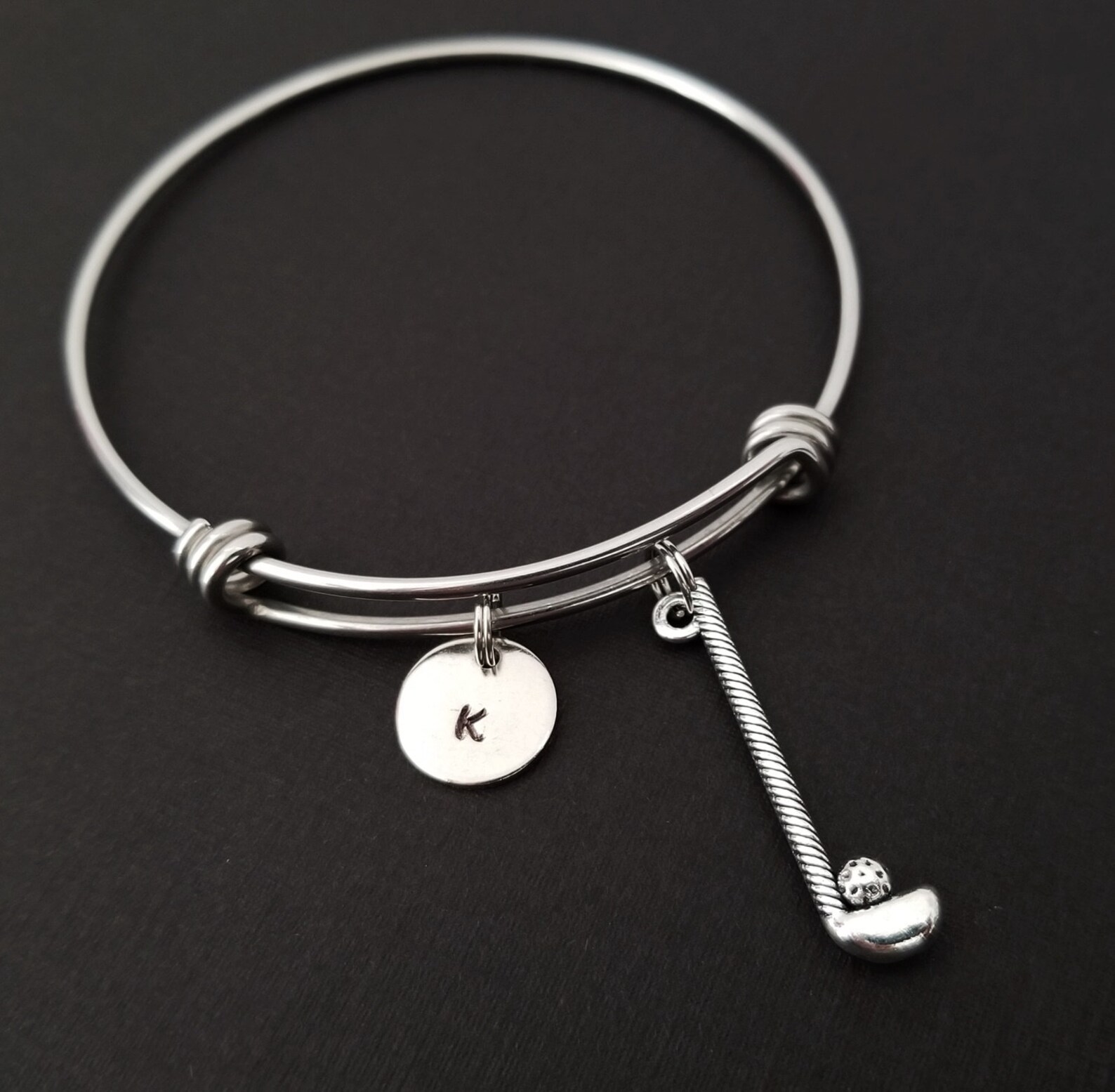 Golf Club Bracelet Expandable Bangle Golf Charm Bracelet Etsy