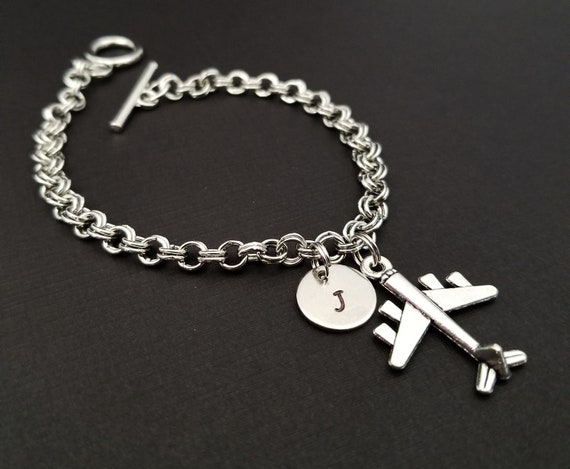 Airplane bracelet best sale charm