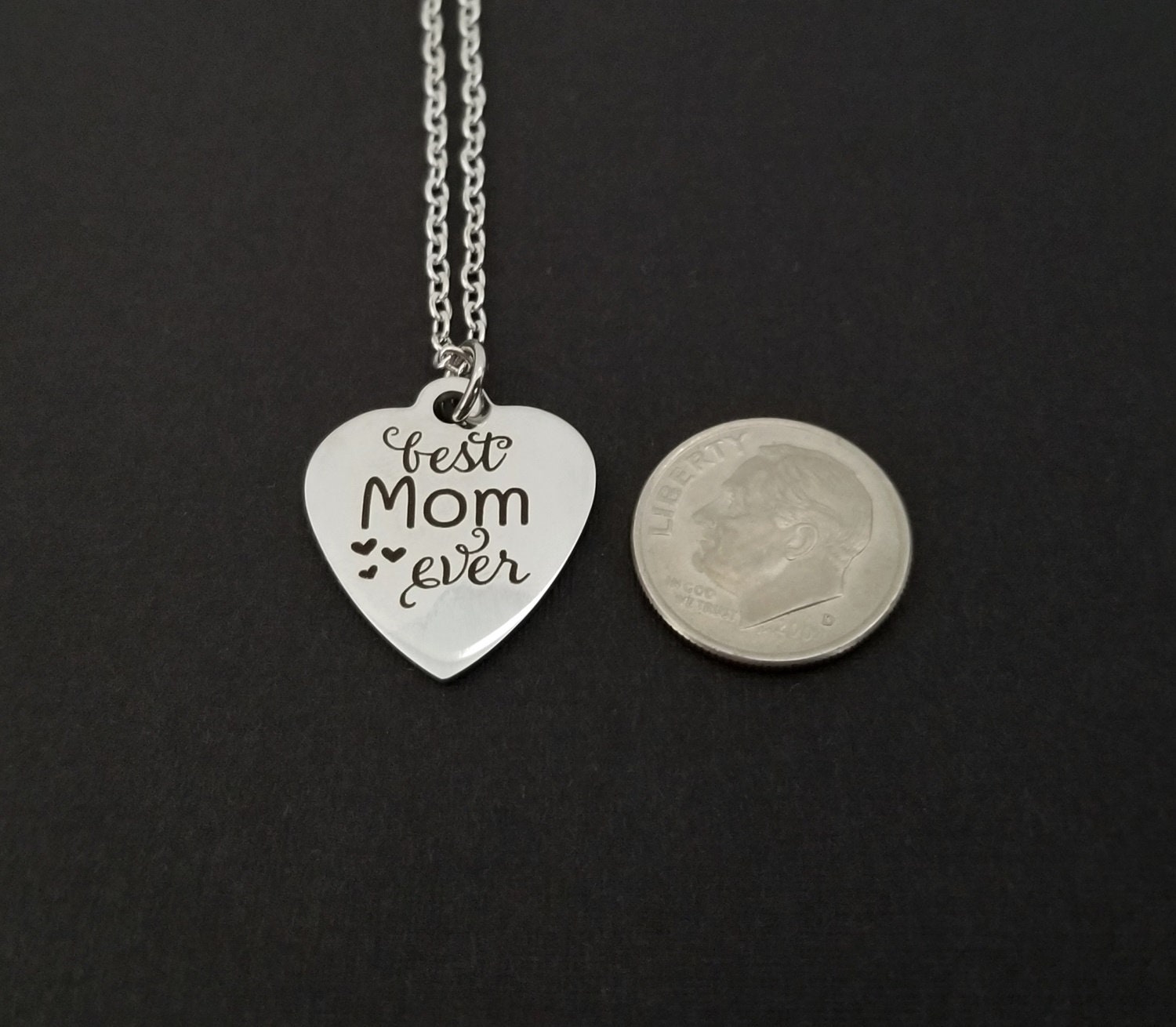 Best Mom Ever Necklace Mothers Day Necklace Personalized Etsy